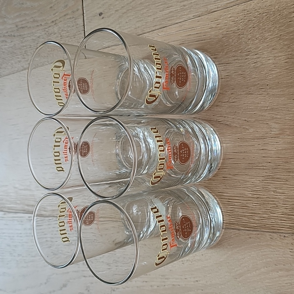 NWOT RARE Corona Familiar Mini Glass Set Of Six (6)
